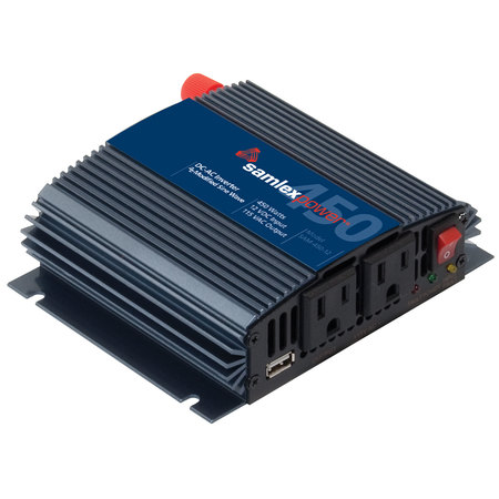 SAMLEX AMERICA Samlex SAM-450-12 SAM Series Modified Sine Wave Inverter - 450 Watt SAM-450-12